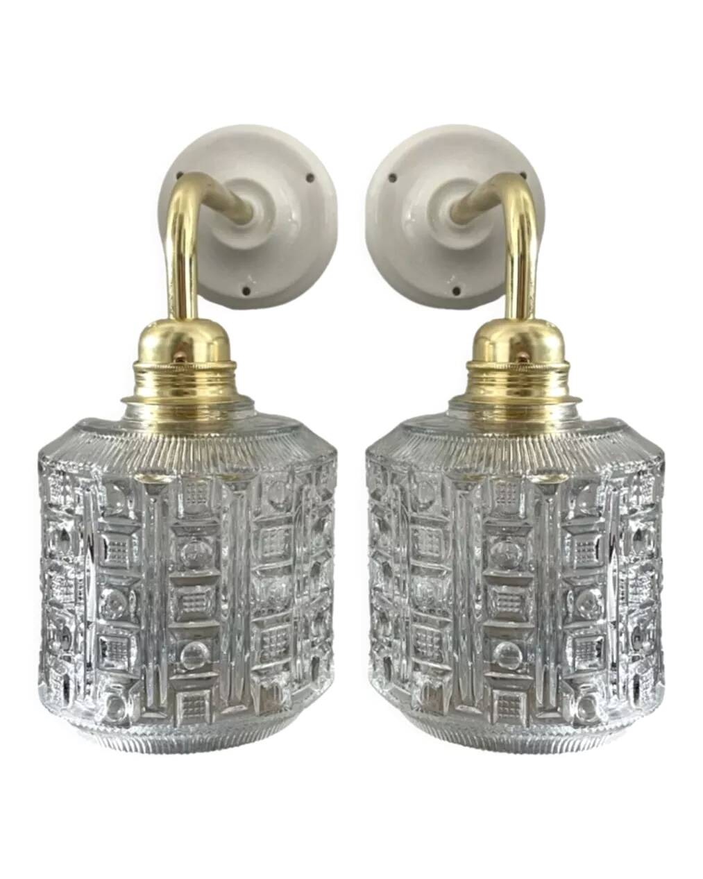 Pair of vintage wall lights