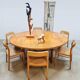 Table à manger ronde style danois, 1970