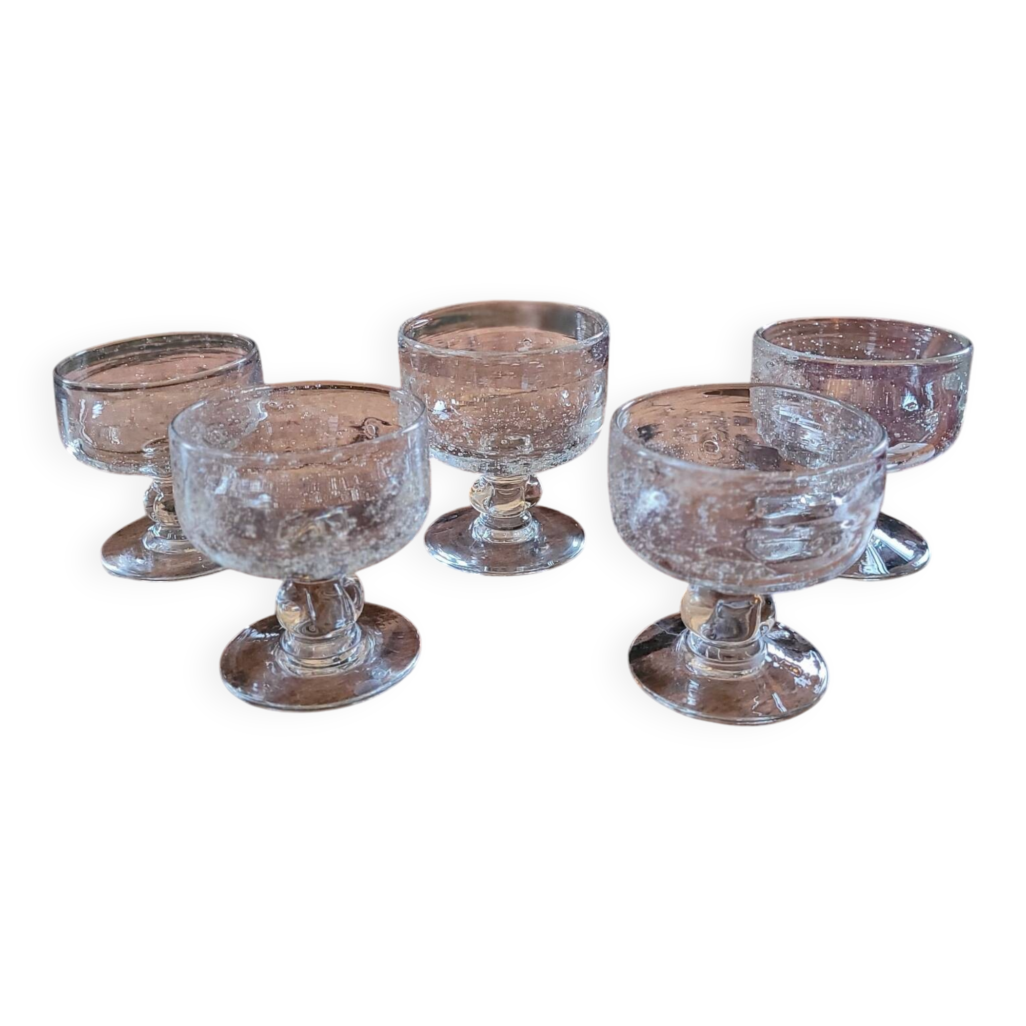 Blown Glass Bubble Bowls - La Rochère -