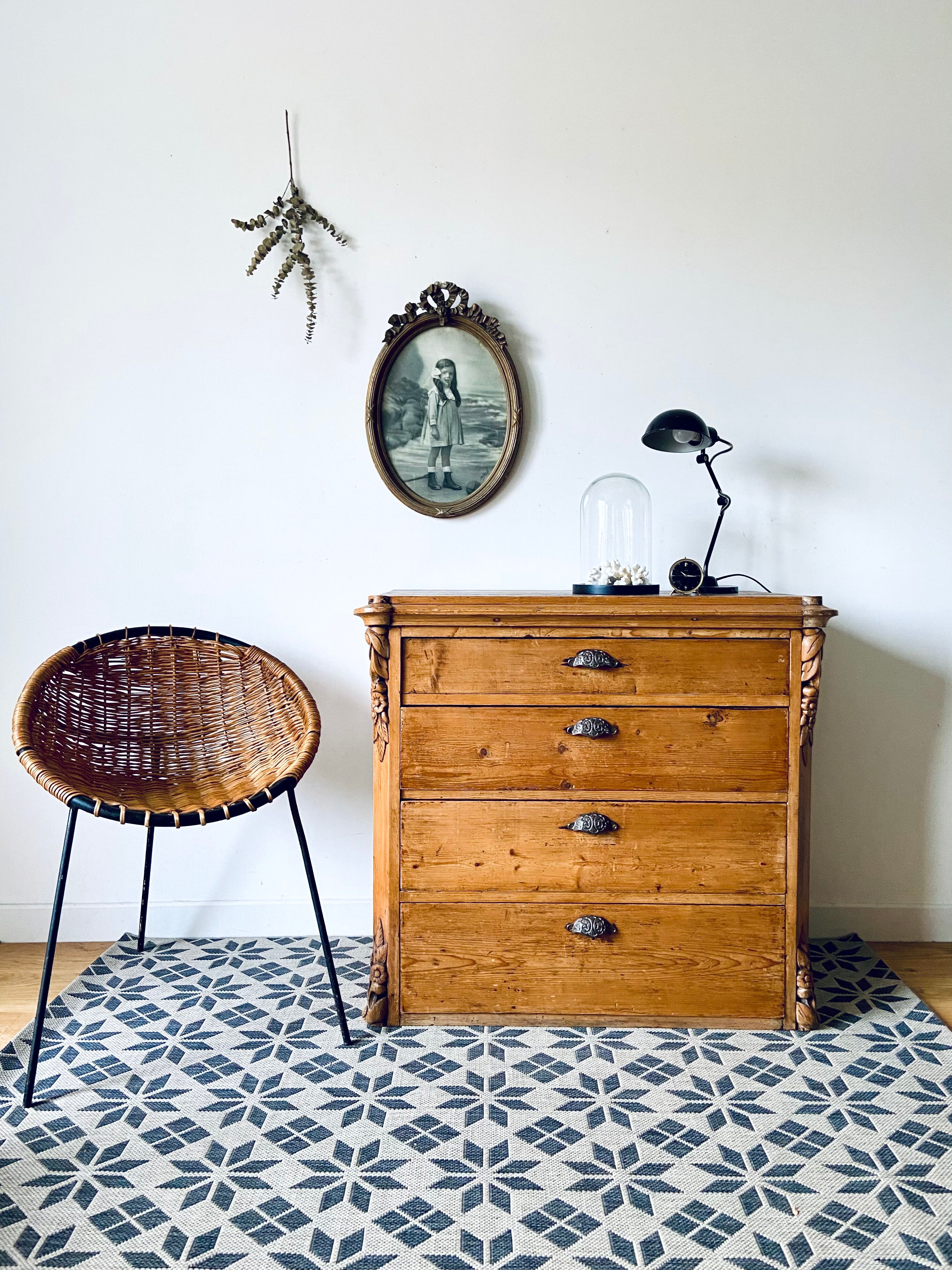 Old counter furniture - chest of drawers