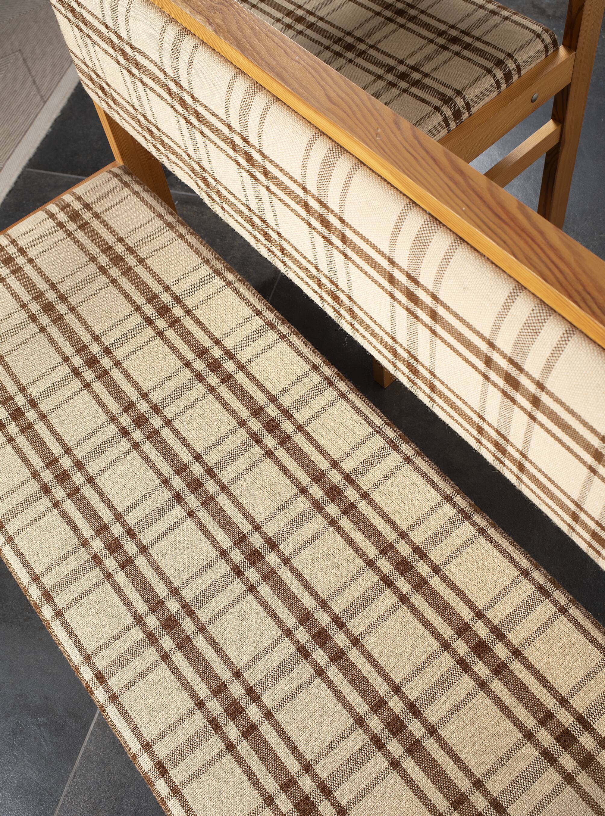 Pair of benches, corner benches, vintage