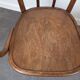 Paire de fauteuils bistrot en bois courbé