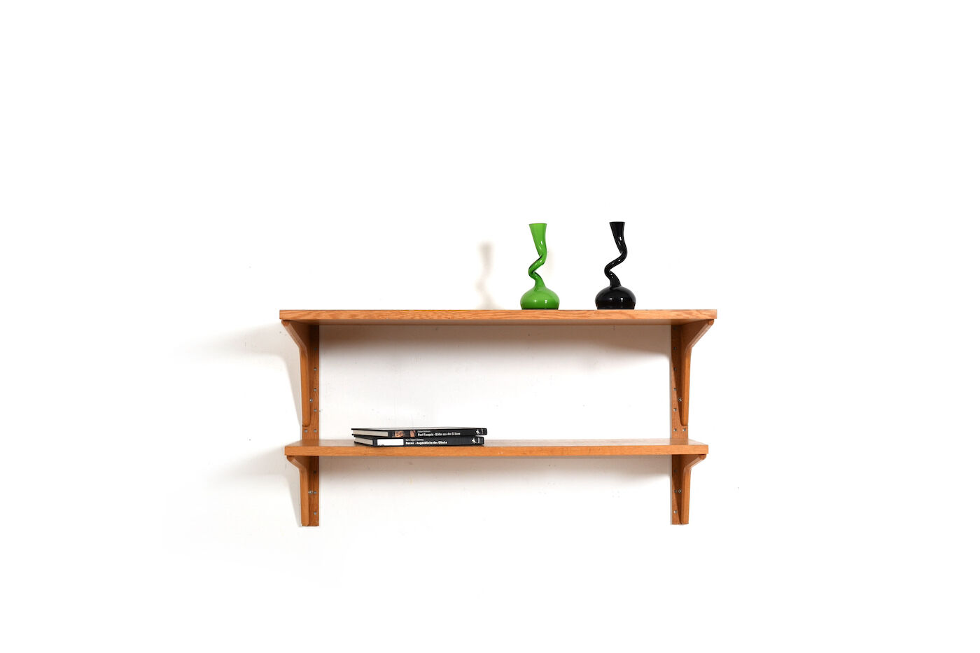 Small Danish Oak Shelves by HG Furniture 1960s