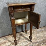 Empire / consulate walnut bedside table circa 1850