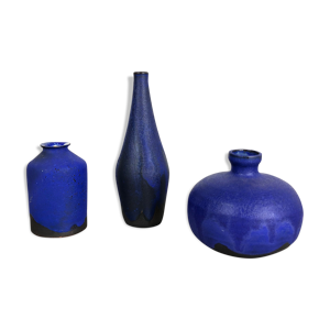 ensemble de 3 vases en