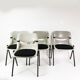 Space age chairs, Vitra Dorsal, designed by G.Piretti & E. Ambas, Italy