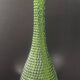 Empoli olive green bottle vase with diamond point - 39 cm