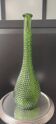 Vase bouteille Empoli vert olive pointe de diamant - 39 cm