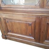 Large walnut library XIX°