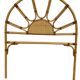 1970s rattan headboard from France