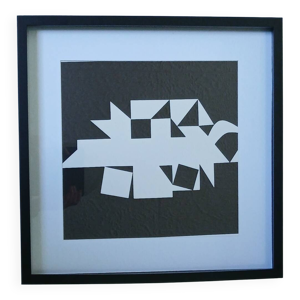 tableau Vintage Art Optique - victor