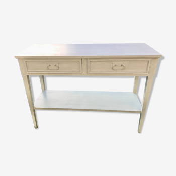 Console blanc d'ivoire