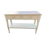 Ivory white console