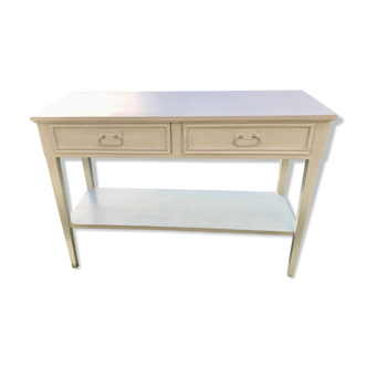 Console blanc d'ivoire