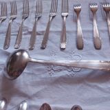 Ménagère , Rex en métal argenté , 24 pièces