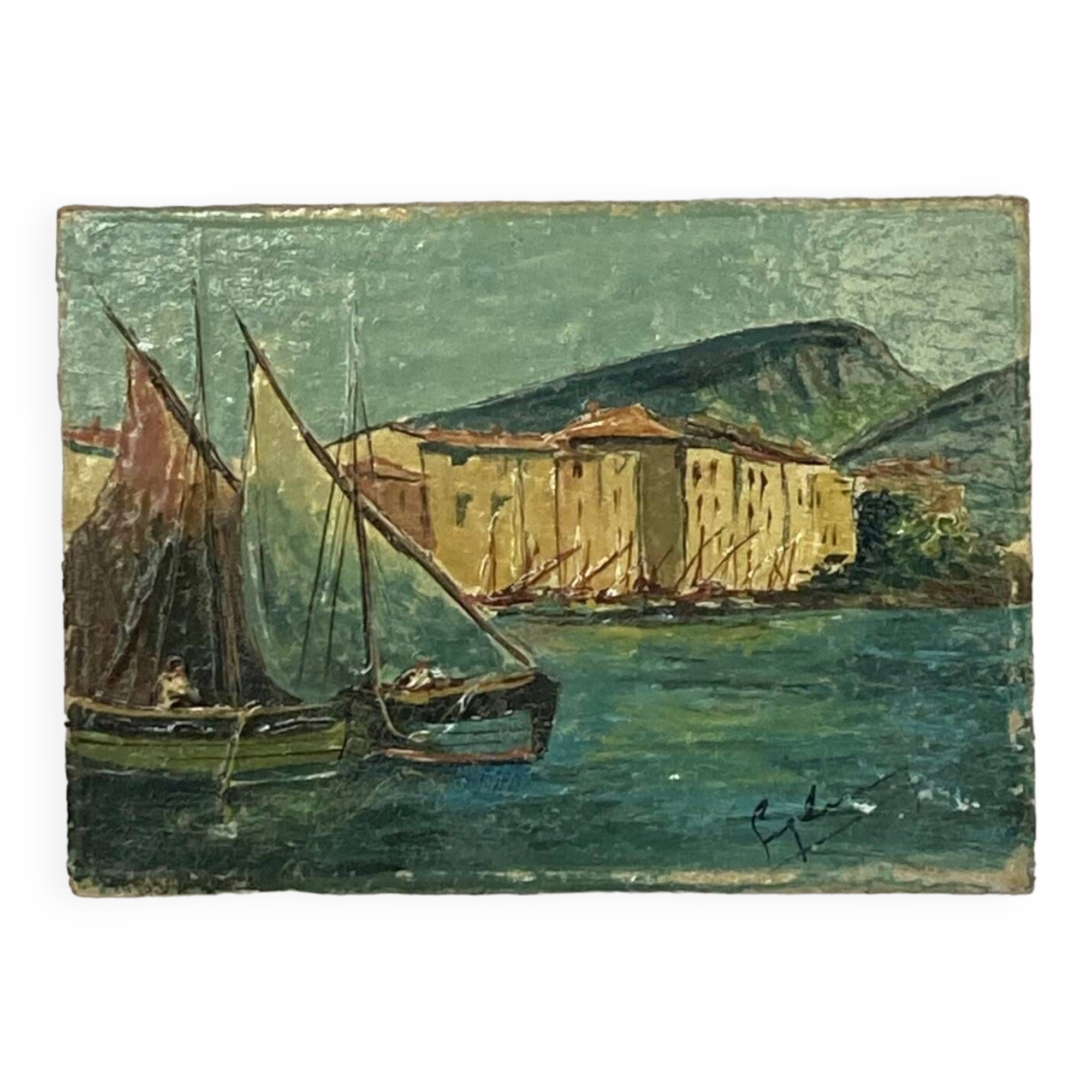 Small boats painting