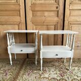 Pair bedside tables