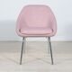 Fauteuil chrome et tissu , années 1960