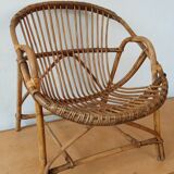 Rattan armchair