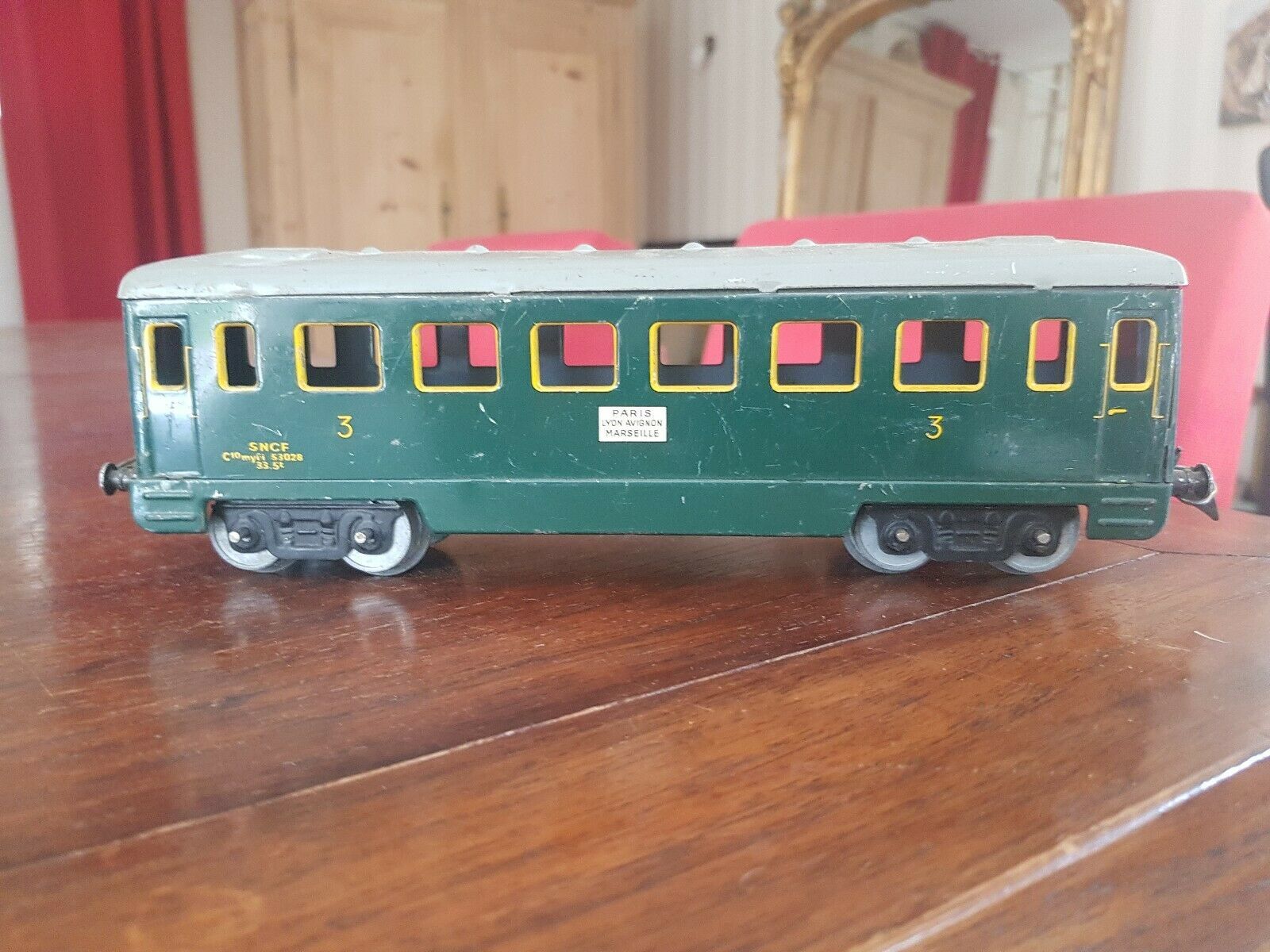 O Hornby Passenger Car Ladder Wagon