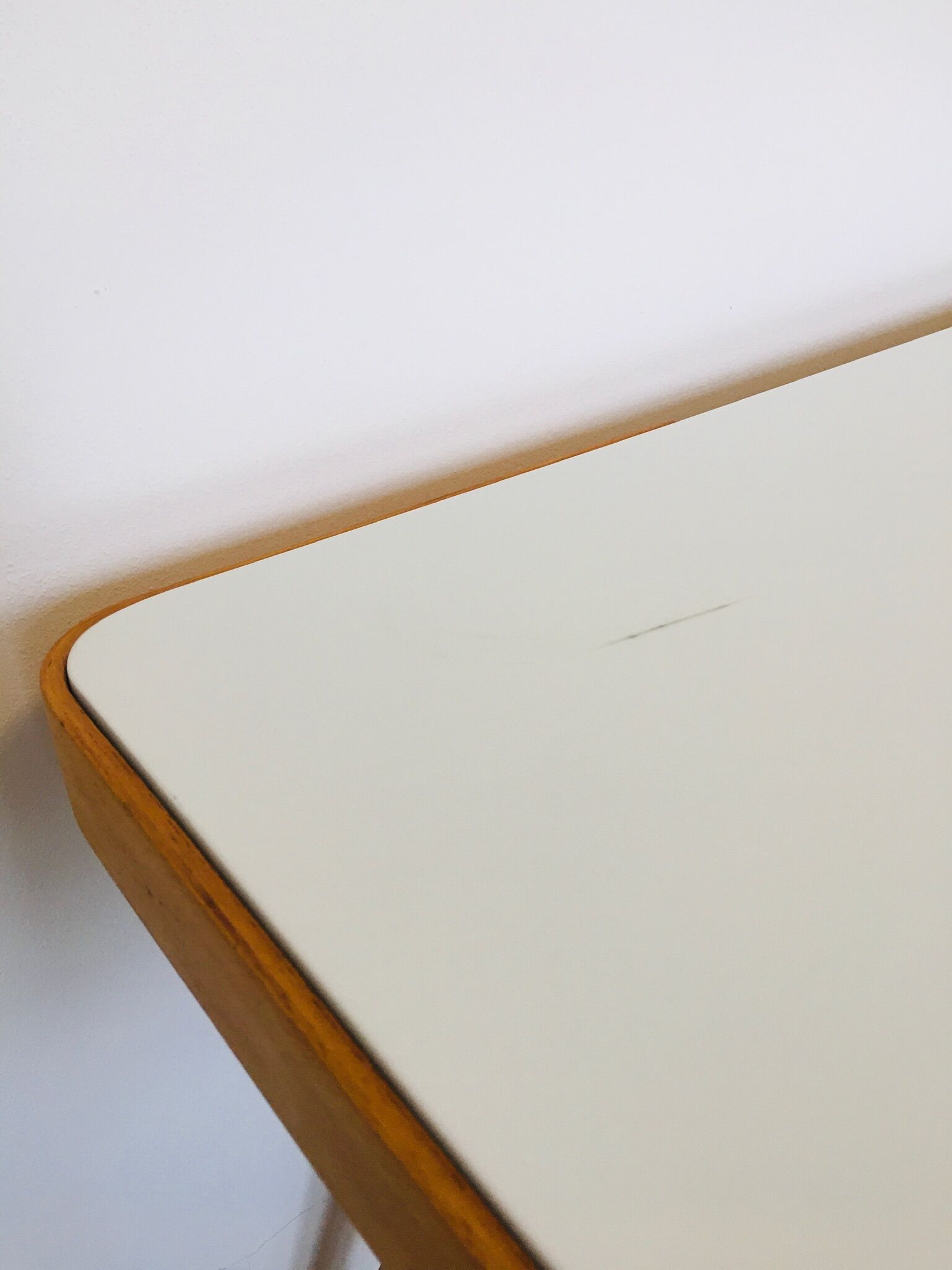 Table basse en verre blanc de Jiri Jiroutek années 1950