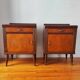 Paire de tables de chevet Italienne de 1950