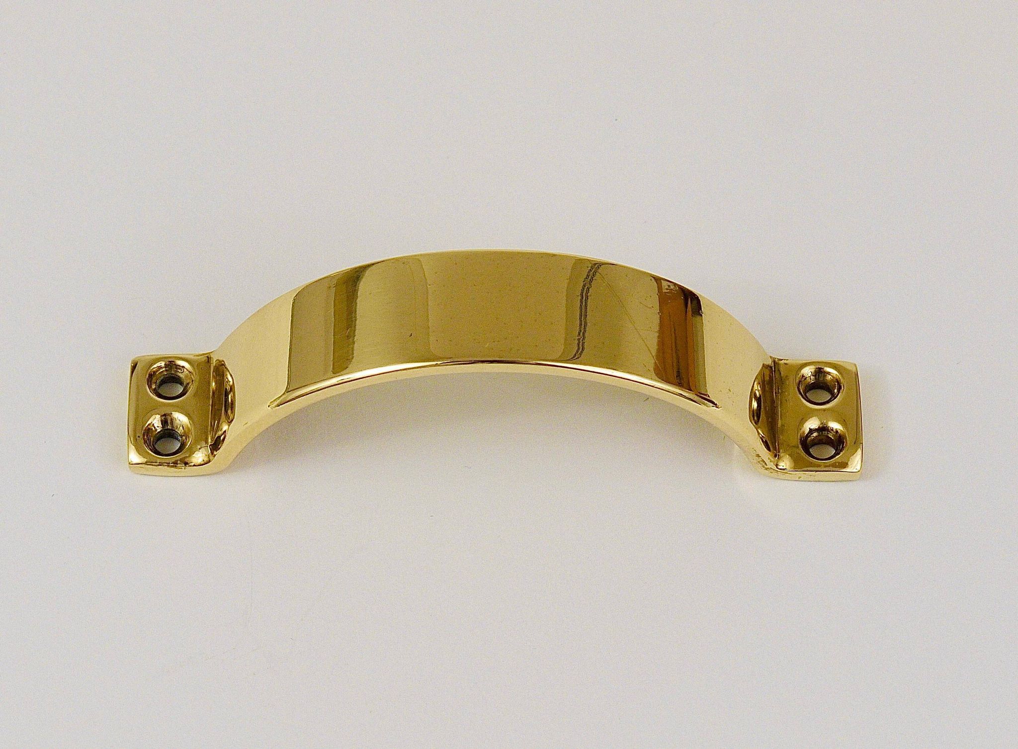 Up to 50 mid-century brass handles for doors, drawers, chests of drawers, Austria, 1950s.