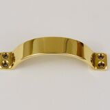 Up to 50 mid-century brass handles for doors, drawers, chests of drawers, Austria, 1950s.