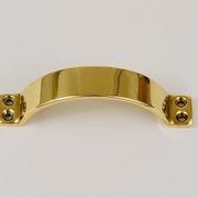 Up to 50 mid-century brass handles for doors, drawers, chests of drawers, Austria, 1950s.