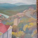 Marc Batime - Oil on canvas - 46 x 65 cm - convent St Just - Lyon