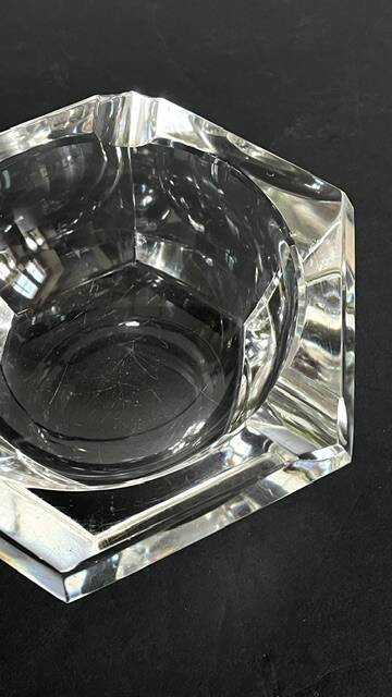 CENDRIER Vide-Poche CRISTAL Vintage