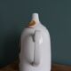Coffee pot, teapot, porcelain, Italy, 70s, space age