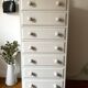 Renovated old wooden chest of drawers