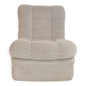 Chauffeuse en laine beige