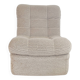 Vintage 1970 beige wool armchair