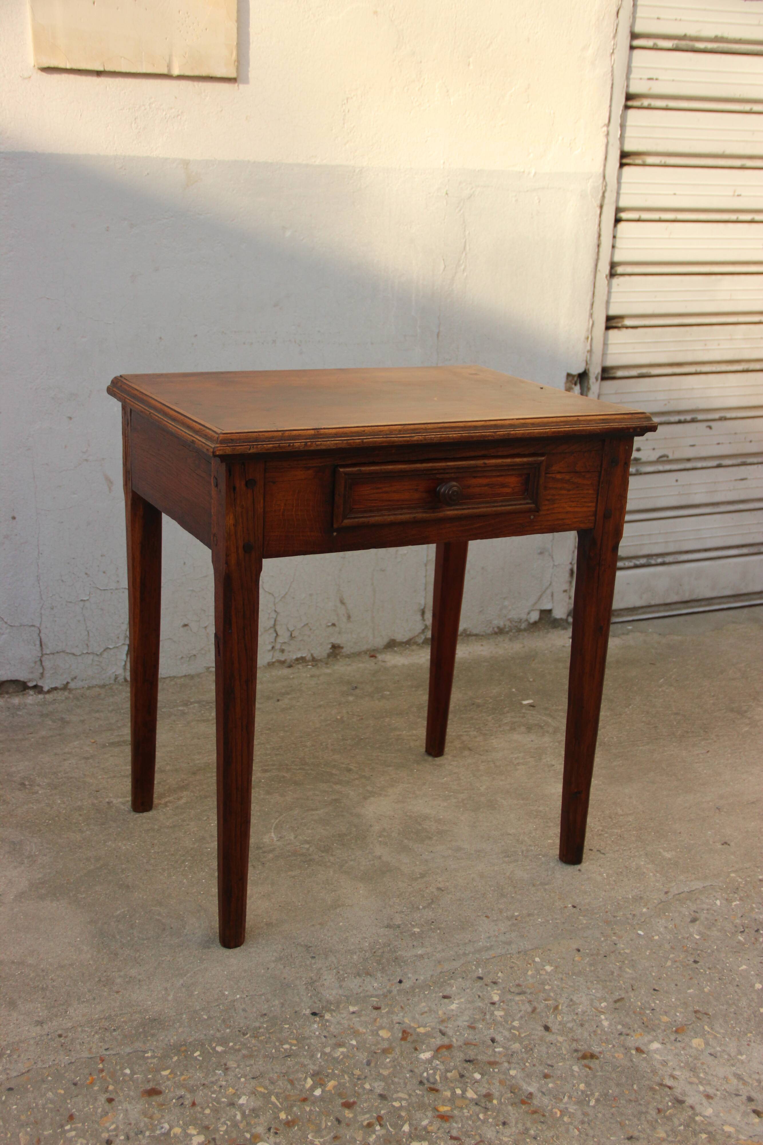 Solid oak desk