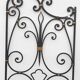 Pair of wrought iron door grilles