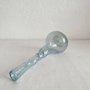 Vase soliflore en verre soufflé bullé torsadé Biot vintage