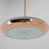 Buhaus / Functionalist Copper suspension UFO, 1930s, Restored