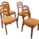 Set van 4 Glostrup eetkamerstoelen 'Gronsalen'