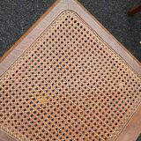 4 anciennes chaises cannée en bois