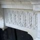 Napoleon III fireplace in Carrara marble