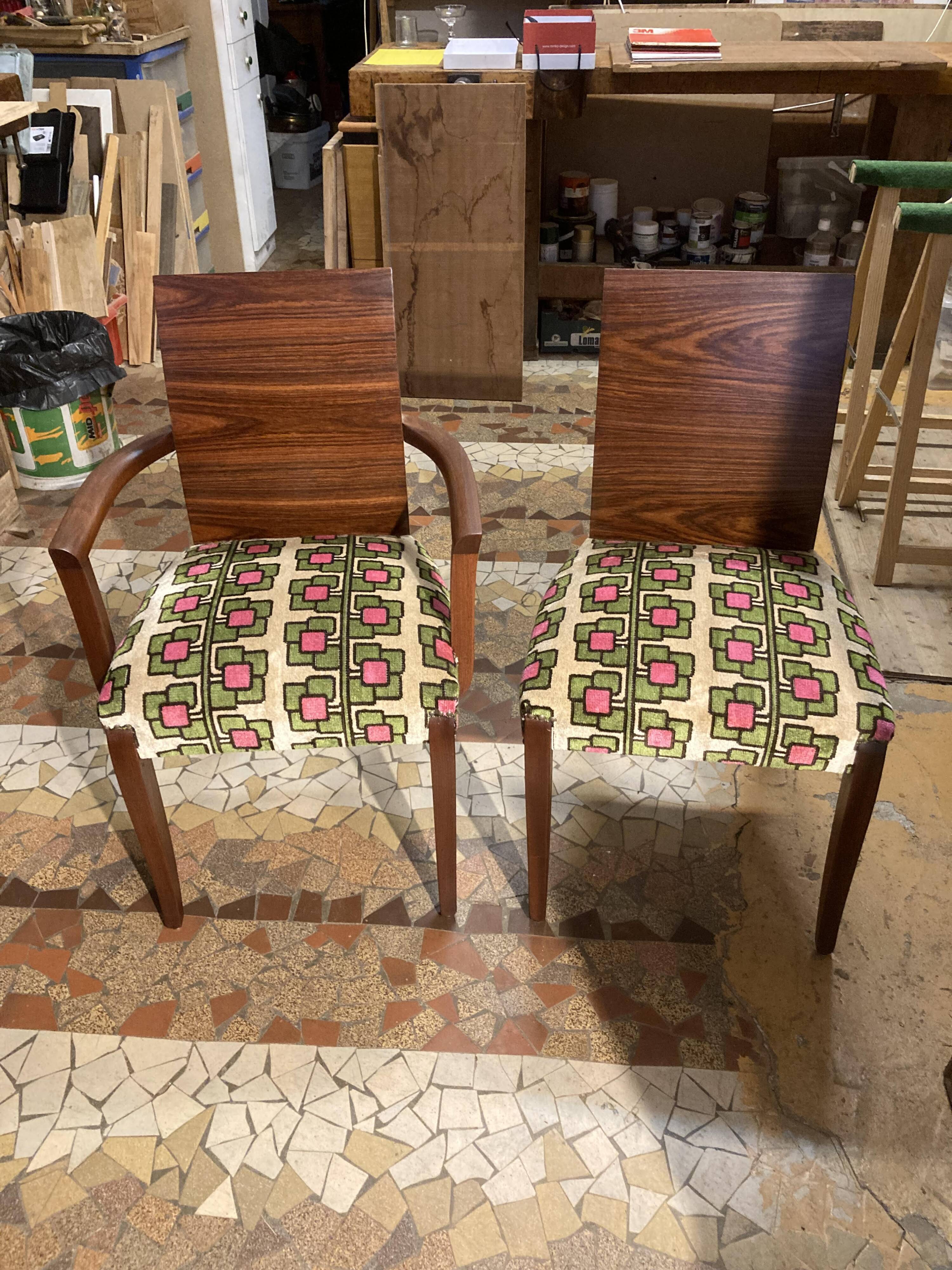 Fauteuil et chaise Art Déco