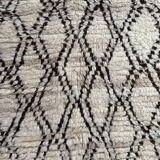 Azilal white Berber rug - 220 x 96 cm.