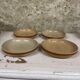 Lot of vintage Gien stoneware from France, 14 pieces including bowls and salad plates.