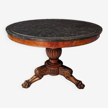 Empire mahogany tripod pedestal table