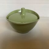 Designer khaki green sugar bowl