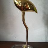 Heron or brass ibis on Plexiglas base