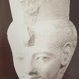 Pascal Sébah (1823-1886) - Photographie, tirage albuminé - La reine Taya, musée de Ruulau?, Egypte