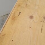 Old rustic farm table 2 drawers 1900s - 1m62